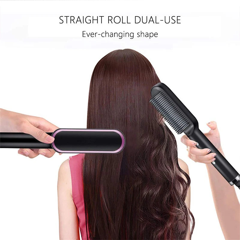 Electric Hair Straightener Brush