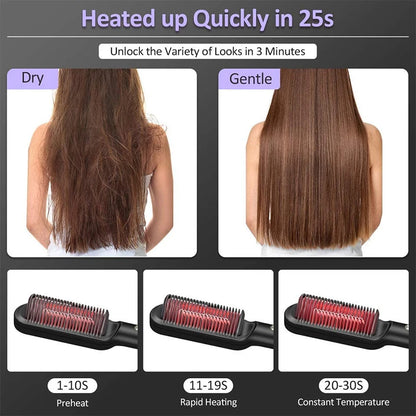 Electric Hair Straightener Brush