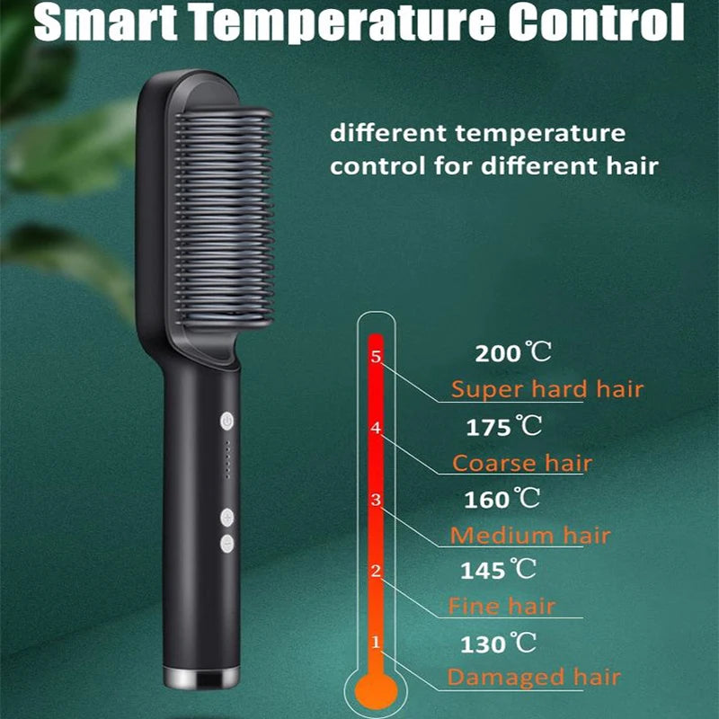 Electric Hair Straightener Brush